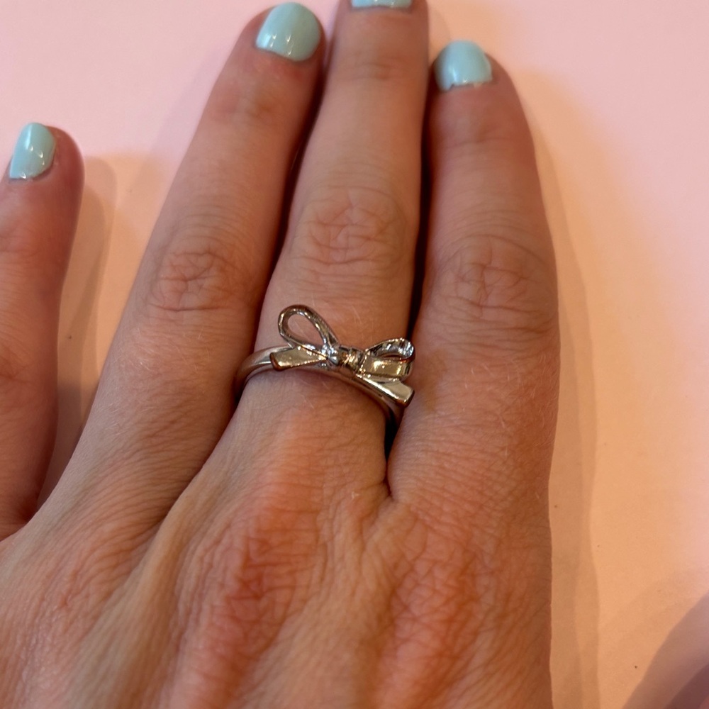 Kate Spade Silver Bow Ring